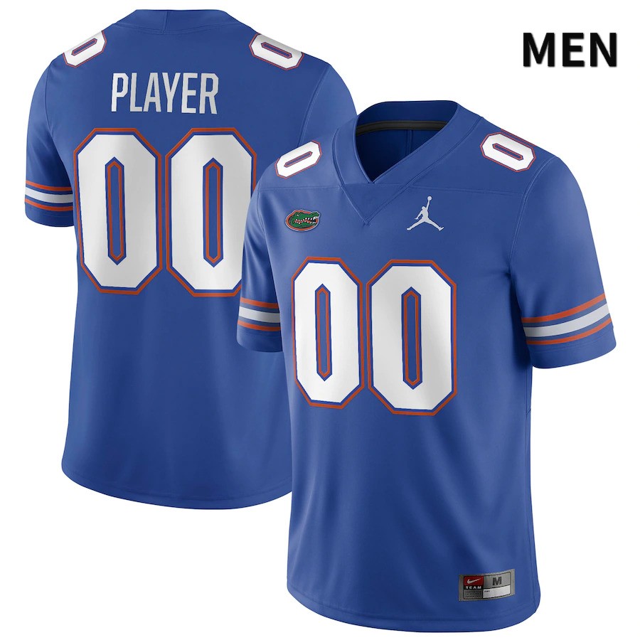 NCAA Florida Gators Custom Men's #00 Jordan Brand Royal 2022 NIL Stitched Authentic College Football Jersey YAS5864QA